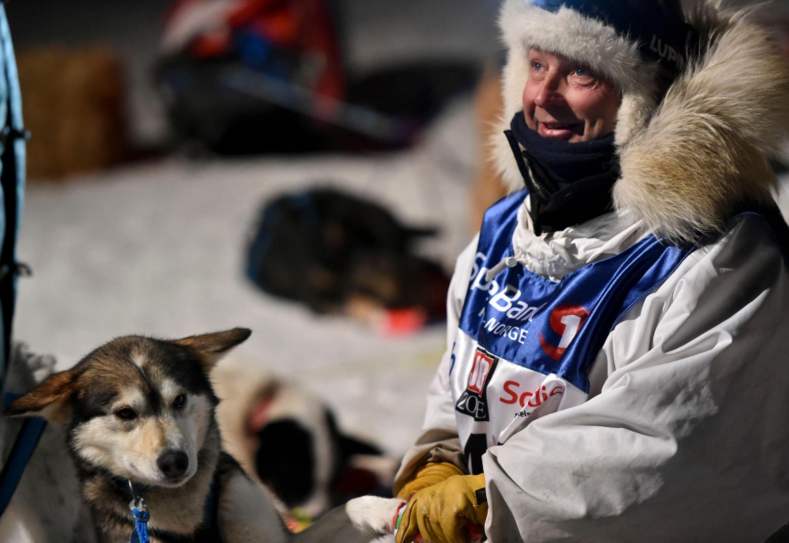 RALPH JOPHANNESSEN under Finnmarksløpet 2015, foto av Dmitry Sharomov.