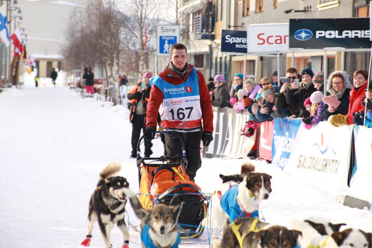 Sindre Kolstad Valan debuterte med bronsjemedalje i sitt aller første Finnmarksløp. (Foto: Ann Christin Pettersen)